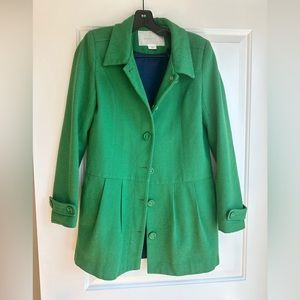 Green polyester top coat